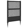 vidaXL Klatrestativ med spike Antrasitt 99 x 6 x 165 cm PP