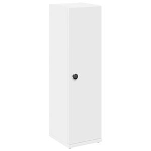 vidaXL Baderomsskap med rulleholder hvit 20,5x22x72 cm