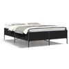 vidaXL Sengeramme svart 120x190 cm konstruert tre og metall