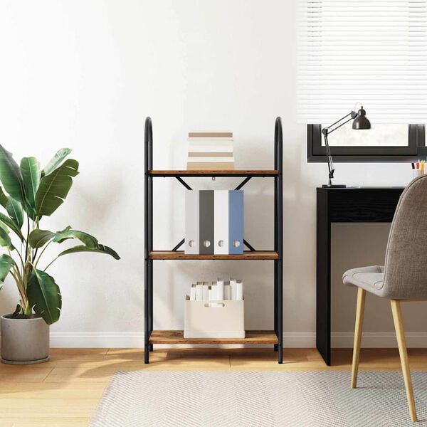 vidaXL Bokhylle Gammelt tre 60 x 30 x 109 cm Konstruert tre