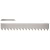 vidaXL Gjerdekant 10 stk. 100 x 0,05 x 15 cm Rusten