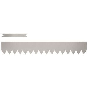 vidaXL Gjerdekant 10 stk. 100 x 0,05 x 15 cm Rusten