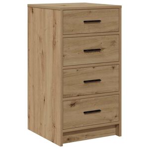 vidaXL Serviesskap artisan eik 40 x 41 x 75 cm Konstruert tre