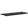 vidaXL Vinduskarmer Svart med trestruktur 140 x 50 x 4,5 cm PVC