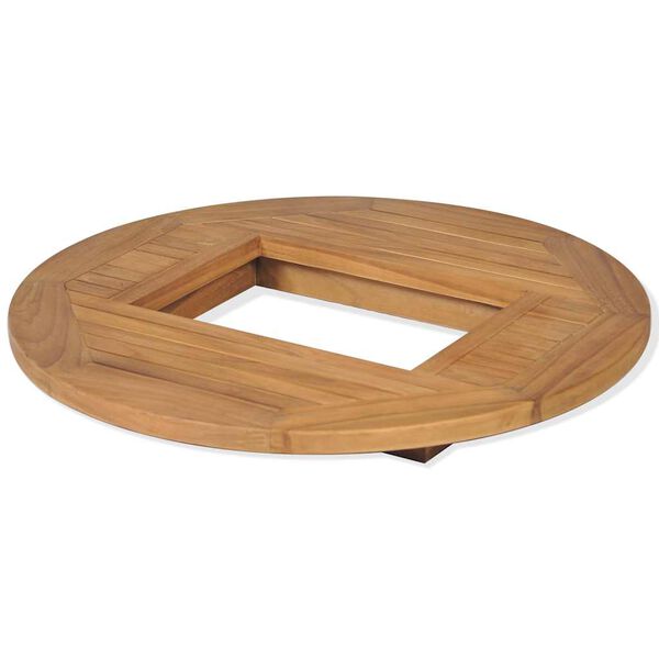 vidaXL Bordplate &oslash;lkasse teak 70 cm