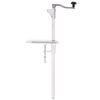 vidaXL Boks&aring;pner s&oslash;lv 70 cm aluminium og rustfritt st&aring;l