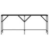 vidaXL Konsollbord svart 180x29x75 cm konstruert tre