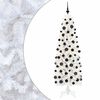 vidaXL Kunstig smalt juletre med julekuler 180 cm 300 LED-lys Varmhvit