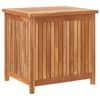 vidaXL Putekasse 60x50x58 cm heltre teak