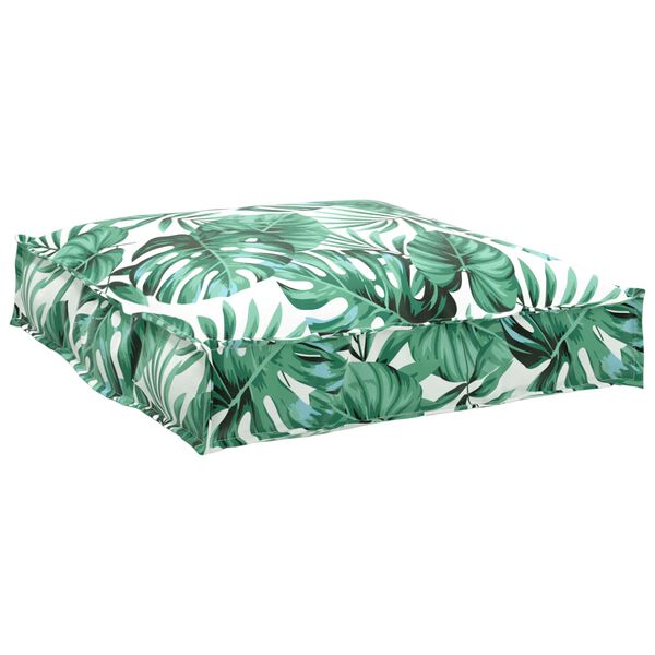 vidaXL Pute Blad Blad m&oslash;nster 70 x 70 x 12 cm Oxford Stoff