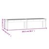 vidaXL Hagebenk 2 seter 203,5x44x45 cm heltre furu