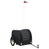 vidaXL Sykkelvogn svart 45 kg jern