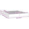 vidaXL Sengeramme 150x200 cm King Size heltre