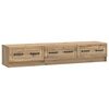 vidaXL TV-skap med skuff Artisan eik 147 x 34,5 x 27 cm Konstruert tre