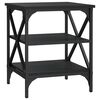 vidaXL Sidebord svart 40x42x50 cm konstruert tre