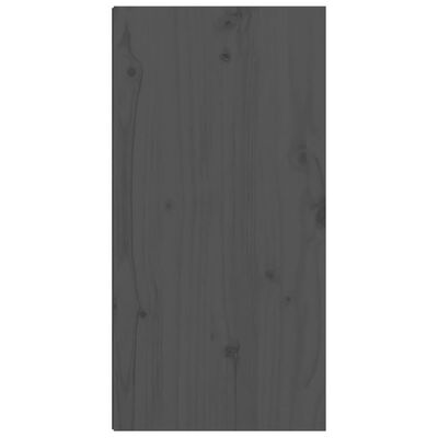 vidaXL Veggskap grå 30x30x60 cm heltre furu