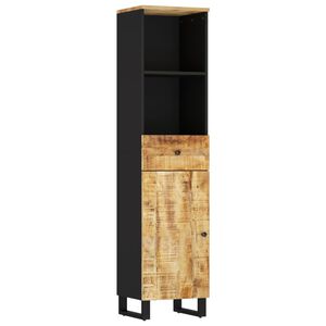 vidaXL Baderomsskap 38x33x160 cm heltre mango