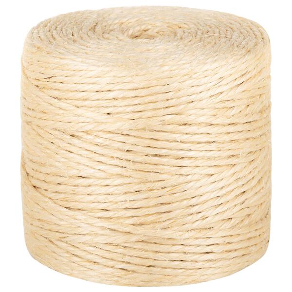 vidaXL Tau 100% sisal 4 mm 250 m