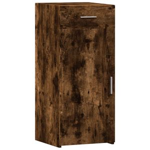 vidaXL Skjenk r&oslash;kt eik 40x42,5x93 cm konstruert tre