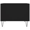 vidaXL Salongbord 2 stk svart 50x50x40 cm konstruert tre