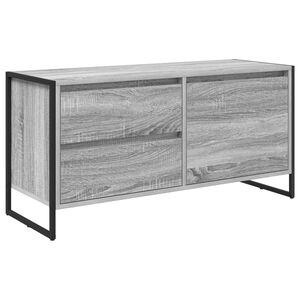 vidaXL TV-skap 100 x 36 x 49.5 cm Gr&aring; Sonoma