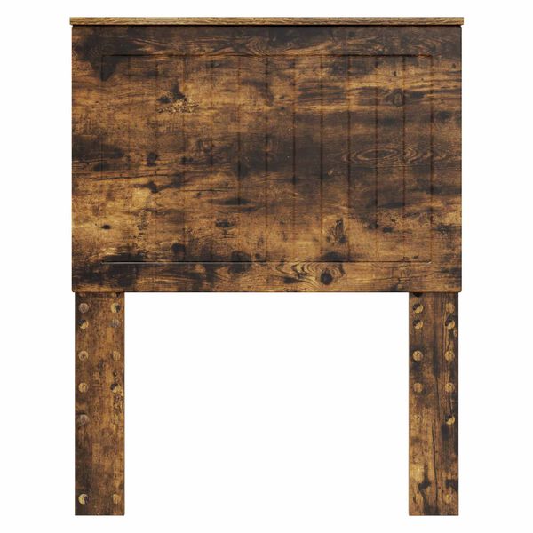 vidaXL Hodegavl med hodegjerde R&oslash;kt eik 75 cm Konstruert tre