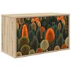 vidaXL Vegghengt TV-skap ZAANDAM 69 x 33 x 40 cm Sonoma eik