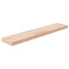 vidaXL Hylleplate 100x20x4 cm ubehandlet heltre eik