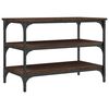 vidaXL Skobenk brun eik 70x38,5x49 cm konstruert tre