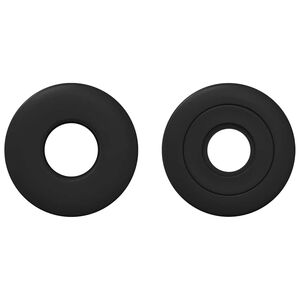 vidaXL Fotballbord Lager for 5 x 5 x 2,8 cm Stang 10 pcs Svart Plast