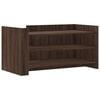 vidaXL Salongbord brun eik 100x50x50 cm konstruert tre