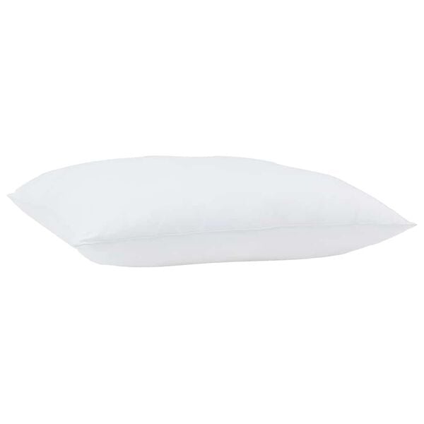 vidaXL Dyne Sett med pute 3 pcs Hvit Mikrofiber og Dunfjær