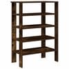 vidaXL Skohylle r&oslash;kt eik 61x32x87,5 cm konstruert tre