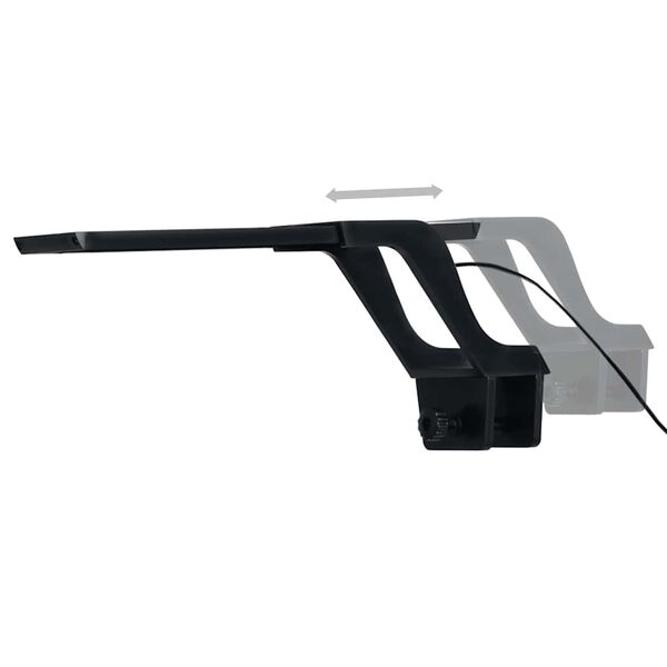 vidaXL Akvarium LED-lys med klemme 25-45 cm bl&aring; og hvit