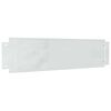 vidaXL Plenkanter 10 stk. 100 x 25 x 0,07 cm Galvanisert st&aring;l S&oslash;lv