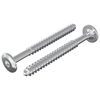 vidaXL Trefester 2 stk. s&oslash;lv M6 x 70 mm St&aring;l