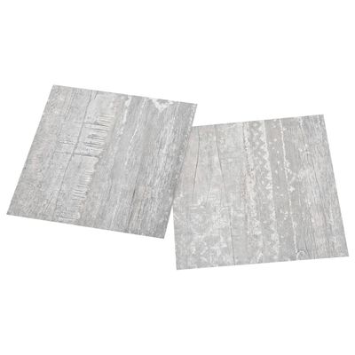 vidaXL Selvklebende gulvplanker 55 stk PVC 5,11 m² grå