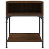 vidaXL Nattbord 2 stk brun eik 40x41x50 cm konstruert tre