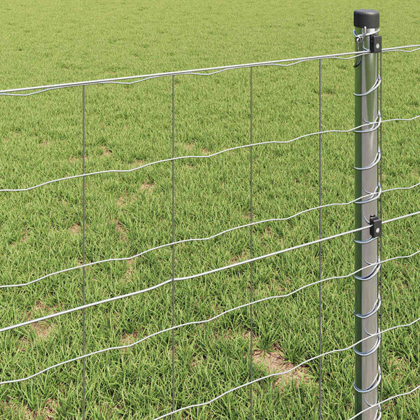 vidaXL Euro gjerde 1 x 25 m PVC-belagt jern