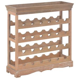 vidaXL Vinhylle brun 70x22,5x70,5 cm MDF