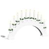 vidaXL Julelys Bue med 10 LED Lys LED-lys Varmhvit 47 x 5 x 29 cm