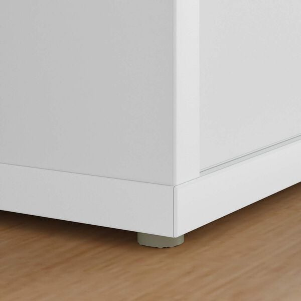 vidaXL Stolebein gulvbeskyttere 2 pcs Gjennomsiktig &Oslash; 15 x 16 mm PVC