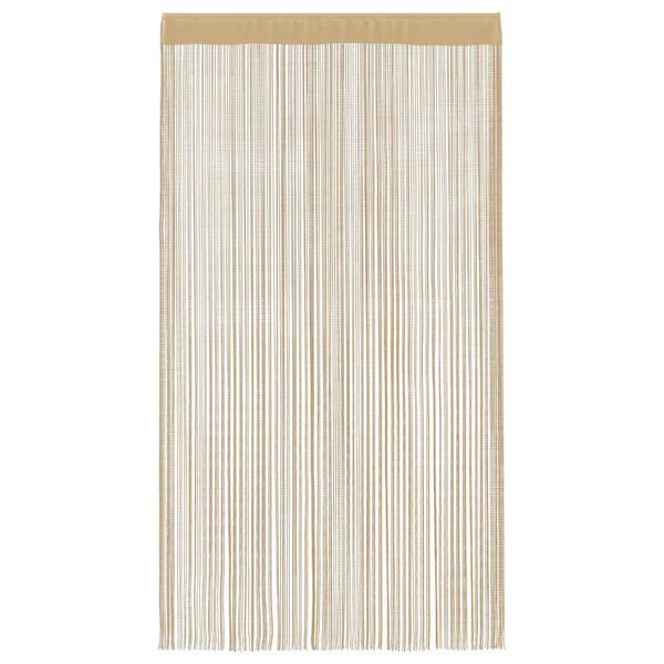 vidaXL Trådgardiner 2 stk 140x250 cm beige