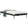 vidaXL Sengeramme svart 90x200 cm konstruert tre og metall