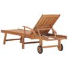 vidaXL Solsenger 2 stk heltre teak