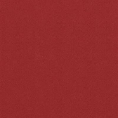 vidaXL Balkongskjerm rød 120x400 cm oxfordstoff