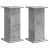 vidaXL Planteholder 2 stk. Betonggr&aring; 30,5 x 30 x 60,5 cm