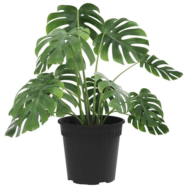 vidaXL Rund Blomsterpotte 24 pcs Svart &Oslash; 17 x 14 cm Plast