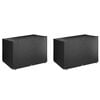 vidaXL Trekk huskebenk 2 stk 12 maljer 215x150x130/150 cm polyetylen