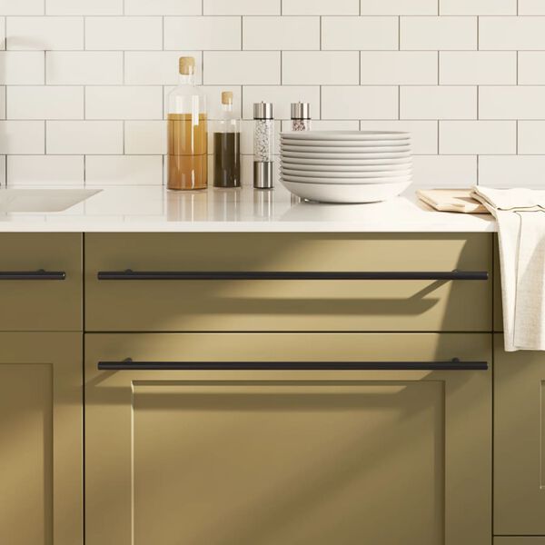 vidaXL Skaph&aring;ndtak 20 stk svart 480 mm rustfritt st&aring;l